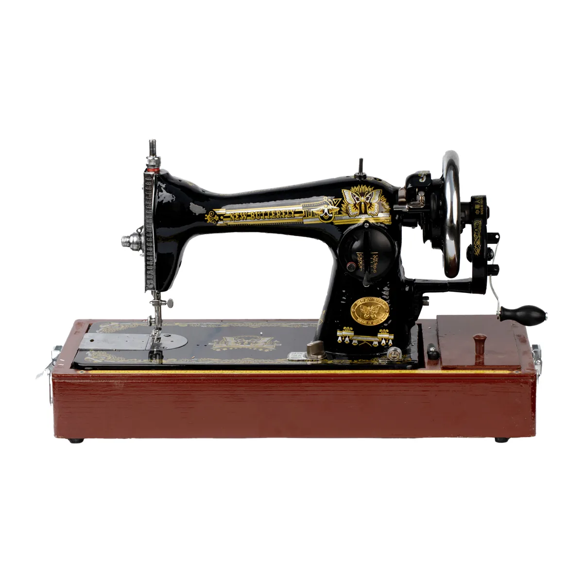 New Butterfly Hand-Crank Sewing Machine with Case JA2-2