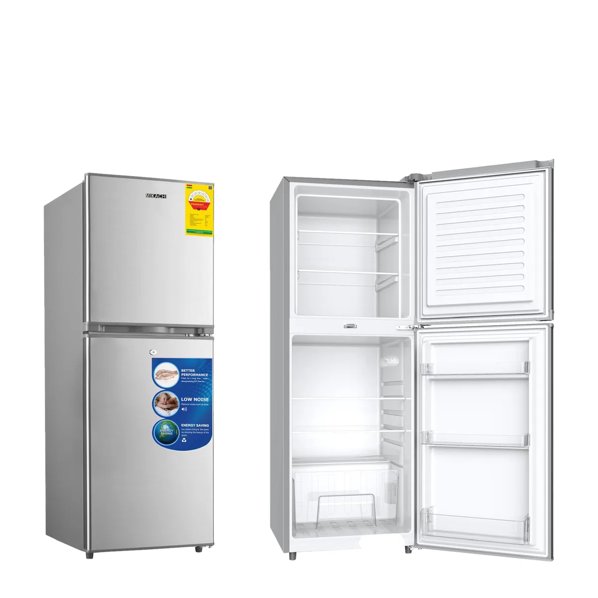Mikachi 195L Top Freezer Fridge MIK-250TF